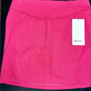 lululemon NWT athletica Bright Pink Mini Skirt
